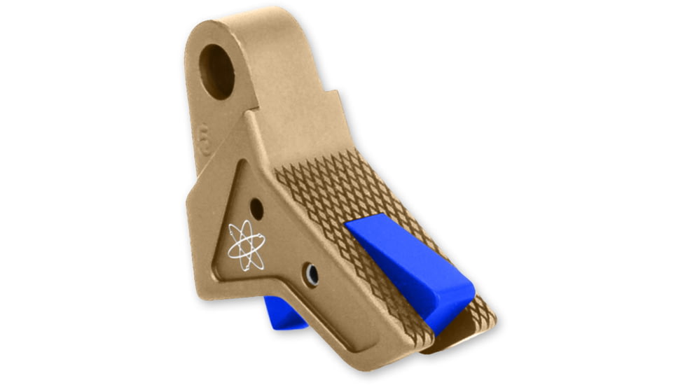 The Gun Company Gen 1-5 TWP Trigger, FDE Shoe/Blue Safety, FDE/Blue, TGC-TWP-TRG-FDE-BLU