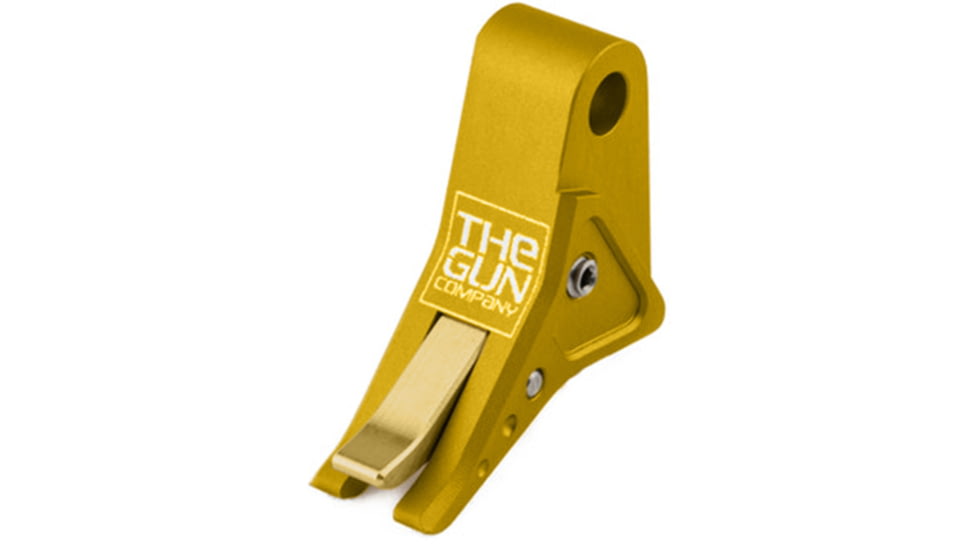The Gun Company Gen 1-5 SS Trigger, Gold Shoe/Brass Safety, Gold/Brass, TGC-SS-TRG-GOLD-BRS