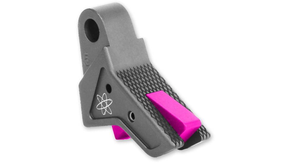 The Gun Company Gen 1-5 TWP Trigger, Gray Shoe/Pink Safety, Gray/Pink, TGC-TWP-TRG-BLK-PNK