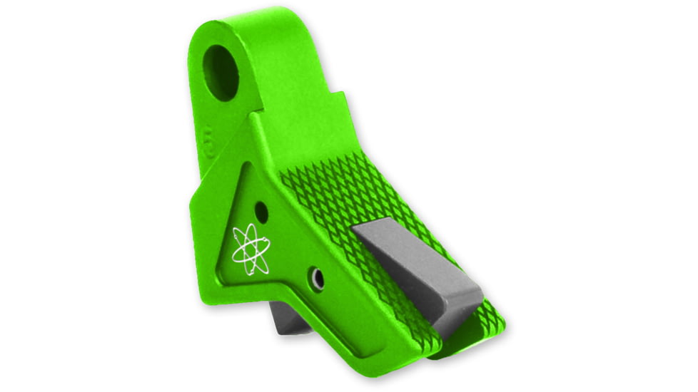 The Gun Company Gen 1-5 TWP Trigger, Monster Green Shoe/Gray Safety, Monster Green/Gray, TGC-TWP-TRG-MGRN-GRY