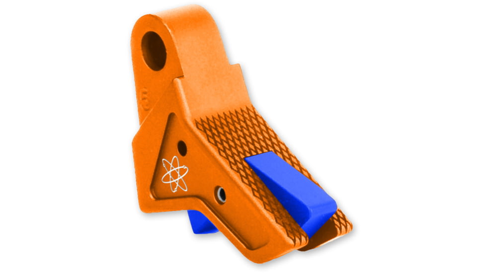 The Gun Company Gen 1-5 TWP Trigger, Orange Shoe/Blue Safety, Orange/Blue, TGC-TWP-TRG-OR-BLU