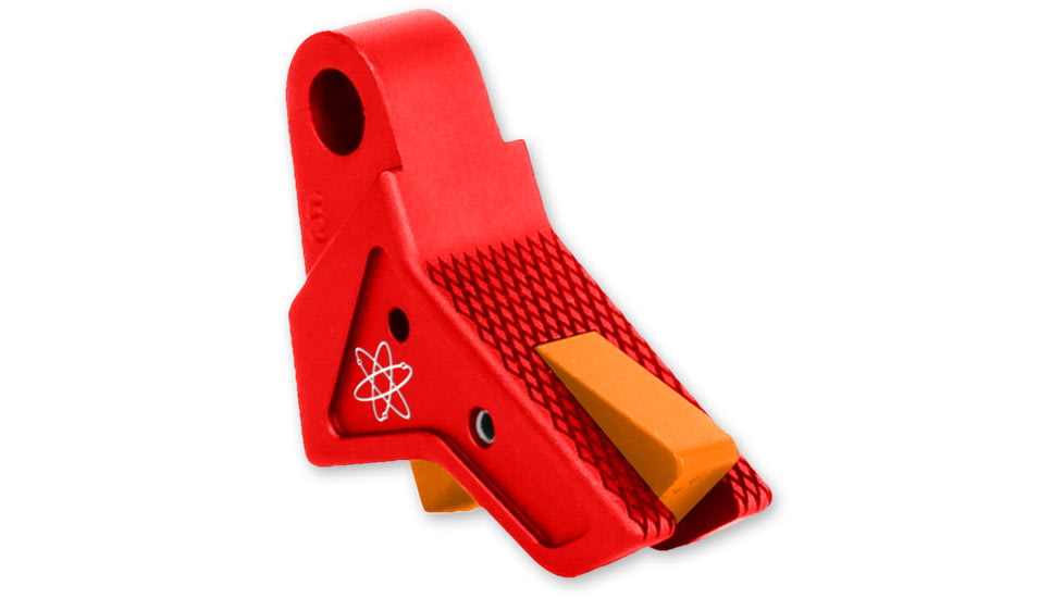 The Gun Company Gen 1-5 TWP Trigger, Red Shoe/Orange Safety, Red/Orange, TGC-TWP-TRG-RED-OR