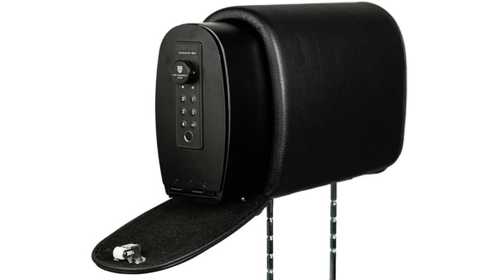 The Headrest Safe Co. Slide Bundle, Leatherette, Black, HRSLIDEBUNDBL02