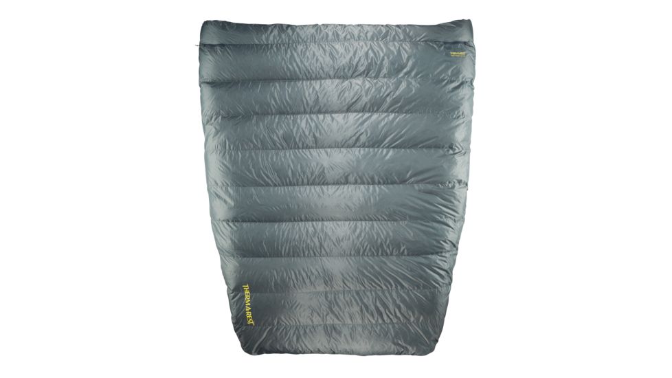 Therm-a-Rest Vela Double 32F/0C Quilt Sleeping Bag, Regular Double, Storm, 13174