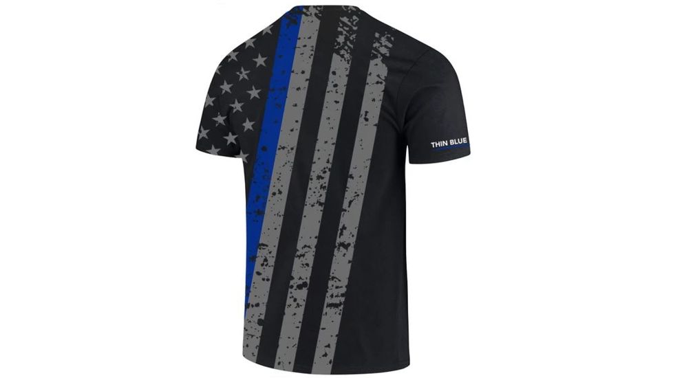 Thin Blue Line Athletic T-shirt - All-over, - SUB-TBL-SHIRT-2XL