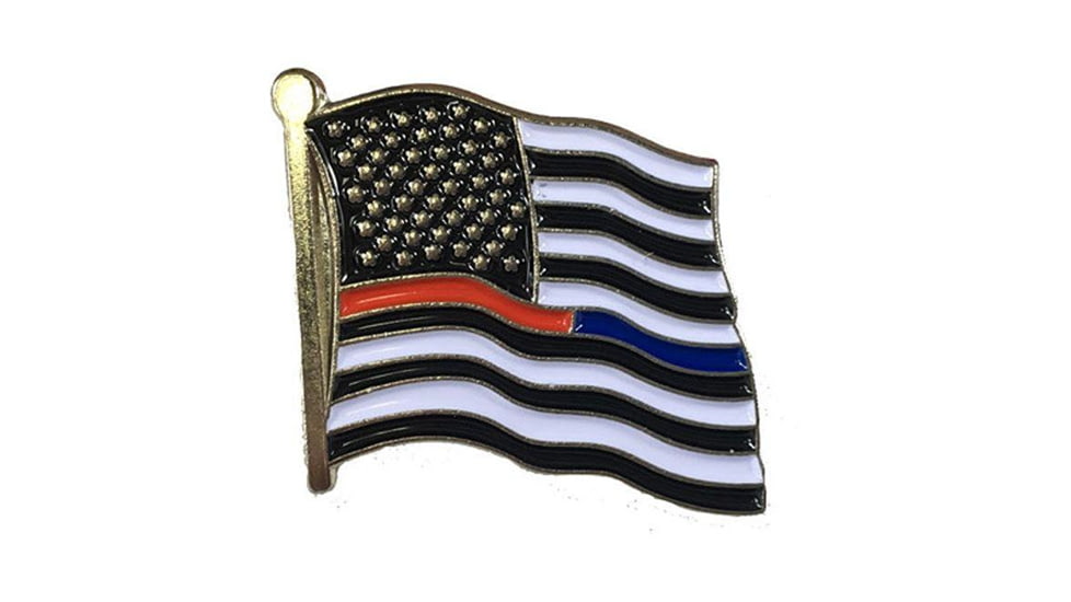 Dual American Flag Pin