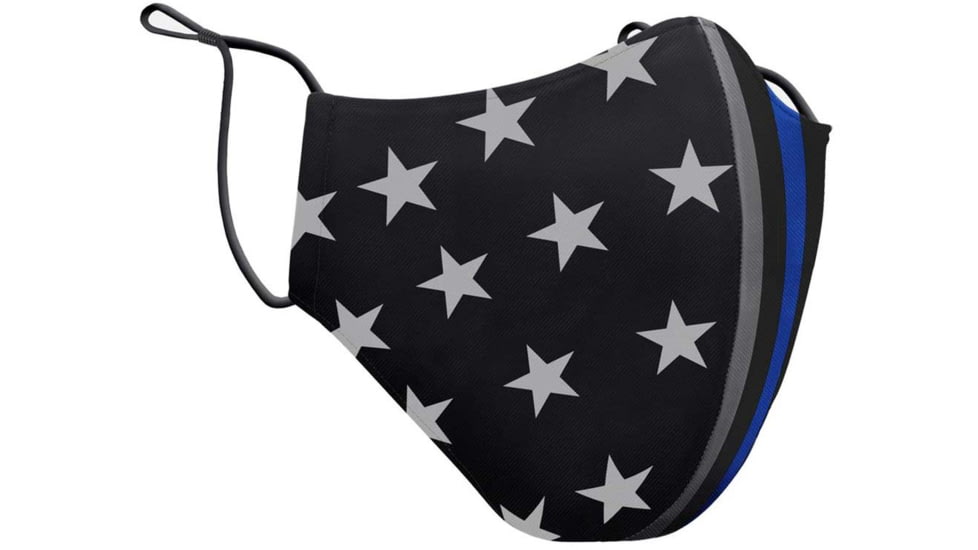 Thin Blue Line Premium Face Mask - TBL-A-AM-AD
