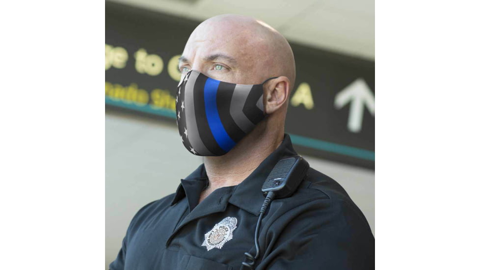 Thin Blue Line Premium Face Mask - TBL-A-AM-AD