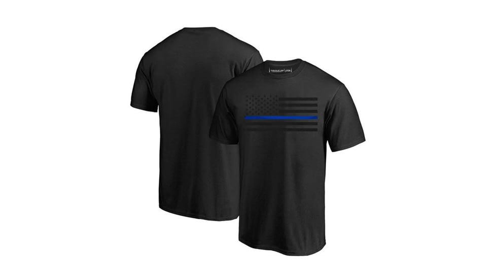 Shirt - Flag, Black, Thin Blue Line