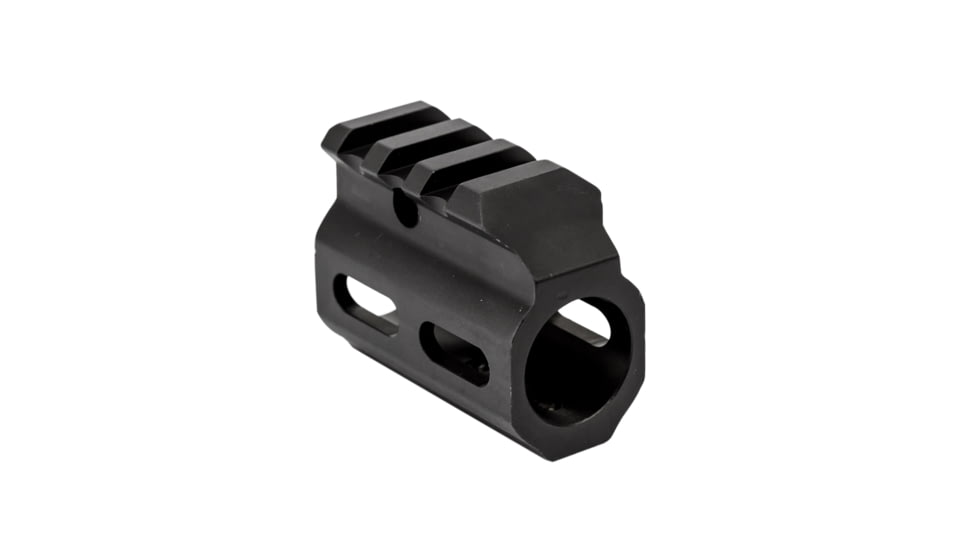 Tiger Rock .750in w/ Top Picatinny Rail Gas Block, Black, Small, GB03-LOW