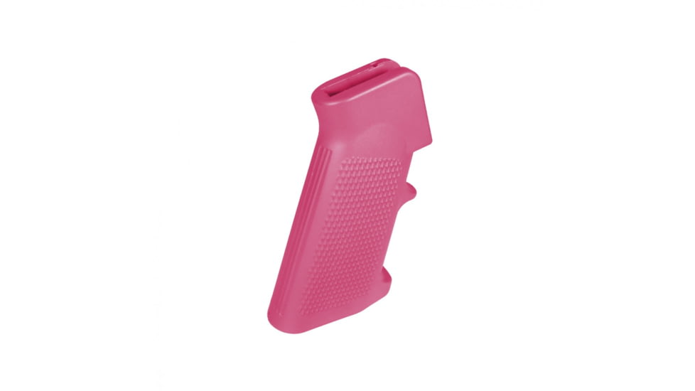 Tiger Rock AR-15/10 A2 Style Pistol Grip w/Screw &amp; Lock Washer, Cerakote, Pink, Small, A2GRIPS-PNK