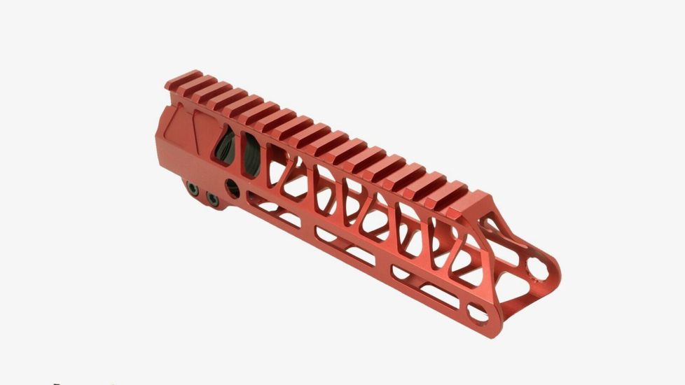 Timber Creek Enforcer 7 Inch Hand Guard MLOK, Red, M E7 HG R
