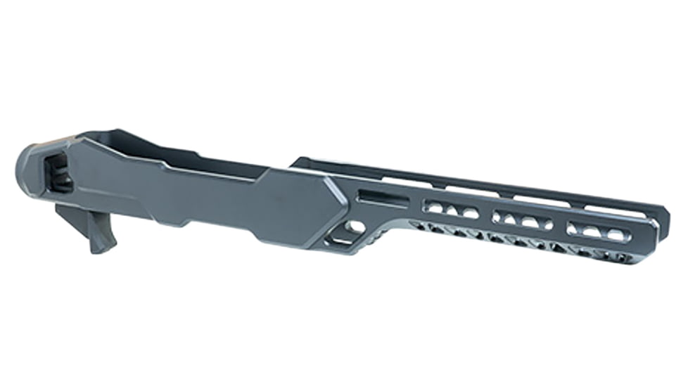 Timber Creek Outdoors Enforcer Rifle Chassis Black Aluminum Fits Ruger 10/22 Compatible w/ MSR Buffer Tubes, ERC1022BL