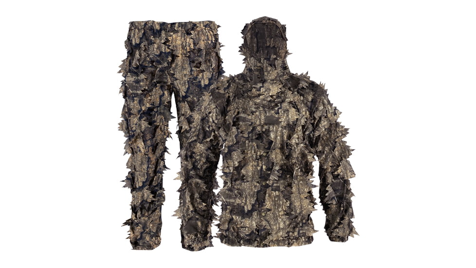 Titan 3D Leafy Suits Camouflage, Pants &amp; Jacket, Realtree Timber, Large/Extra Large, RTTMBLSLXL