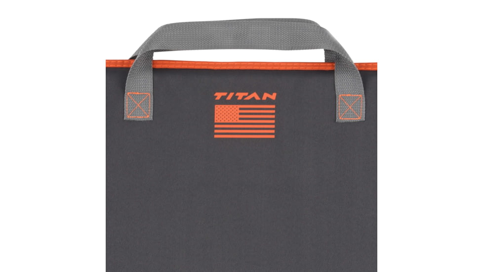 Titan Fire Youth Bow Case, Fits Bows up to 40inL, Including Genesis Bows, Gray/Orange, 6103