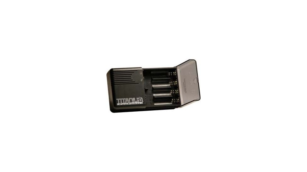 Titanium V4000 AA &amp; AAA NiMh/NiCd Smart Charger, Black, CH-TV4000