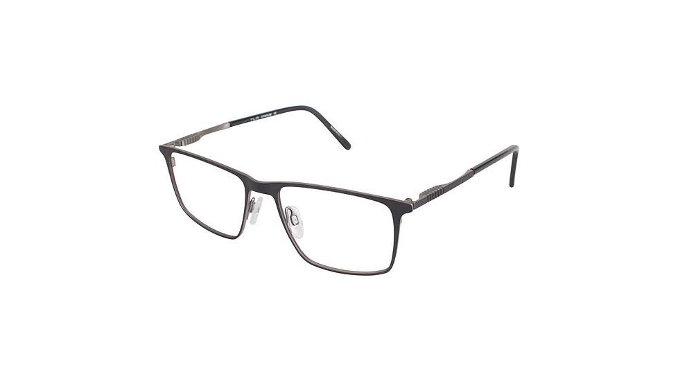 TLG NU013 Single Vision Prescription Eyeglasses - Frame GUNMETAL, Size 54/18mm LYNU01301