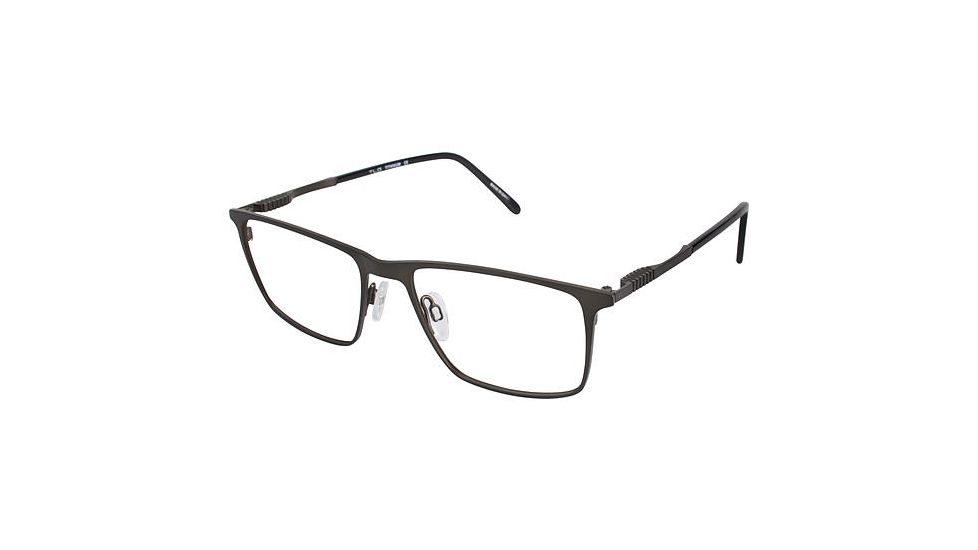 TLG NU013 Single Vision Prescription Eyeglasses - Frame OLIVE, Size 54/18mm LYNU01302