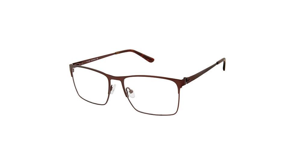 TLG NU028 Bifocal Prescription Eyeglasses - Frame MT BROWN, Size 58/16mm LYNU02802