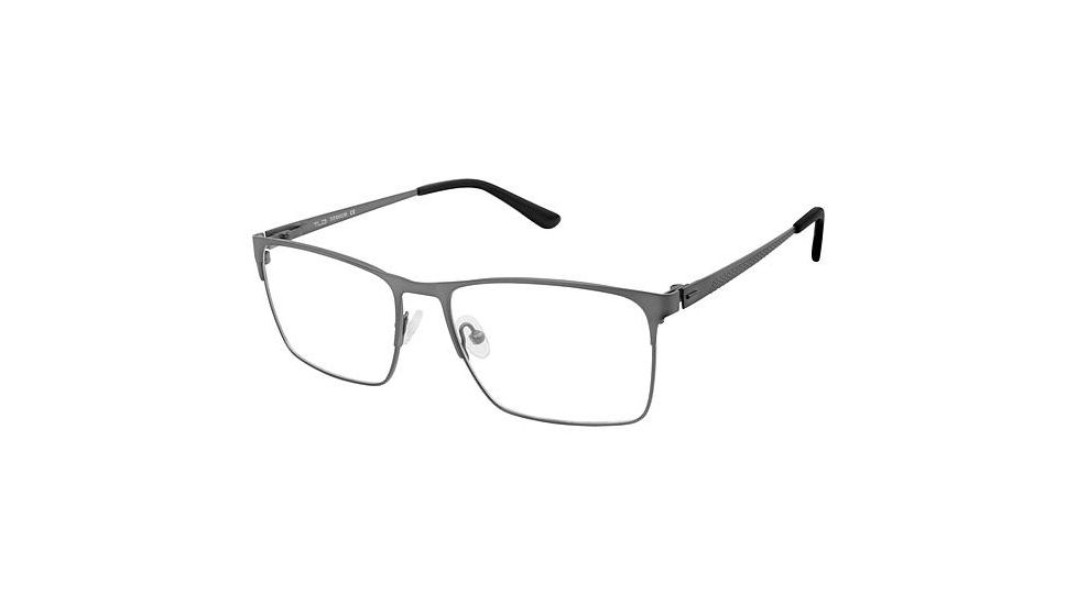 TLG NU028 Bifocal Prescription Eyeglasses - Frame MT GUNMETAL, Size 58/16mm LYNU02803