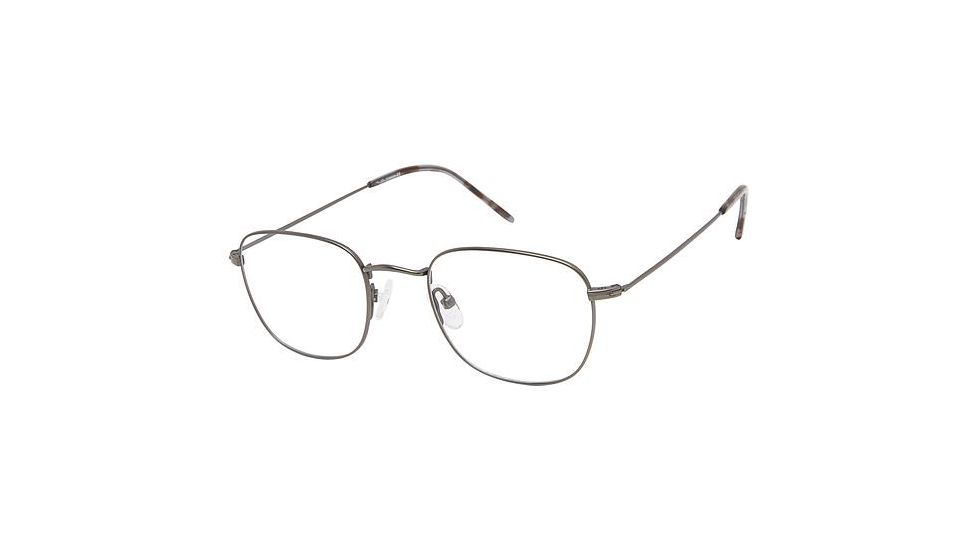 TLG NU039 Prescription Eyeglasses - Frame MATTE GUN, Size 49/21mm LYNU03902