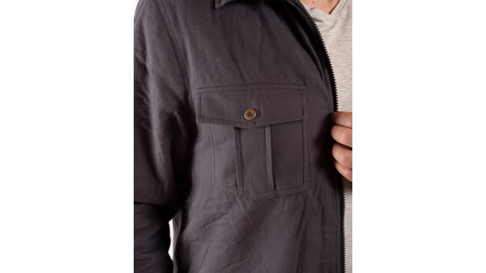 TOBE Outerwear Padre Overshirt - Mens, Gray, S, 310722-501-003