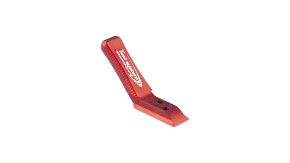 Toni System Charging Handle/ Slide Racker In Aluminum for Tanfoglio, Red, LAT-RE