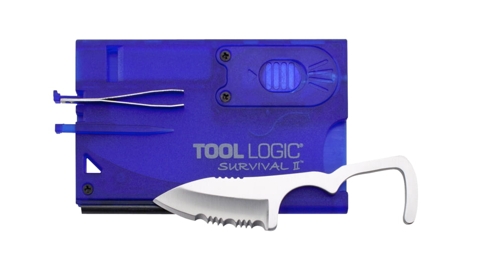 SOG Specialty Knives &amp; Tools Survival Card W Fire Starter Light Main