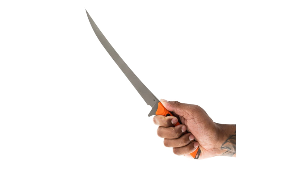 Toor Knives Avalaon Fixed Blade Knife, 9in, CPM 154 Steel, G10 Handle, Blaze Orange, Safety Orange, Avalon - Blaze Orange