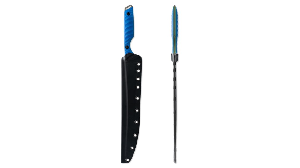 Toor Knives Avalaon Fixed Blade Knife, 9in, CPM 154 Steel, G10 Handle, Tidal Blue, Dark Grey, Avalon - Tidal Blue