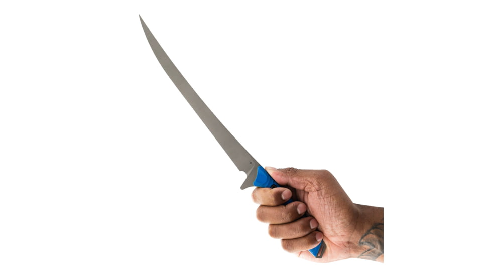 Toor Knives Avalaon Fixed Blade Knife, 9in, CPM 154 Steel, G10 Handle, Tidal Blue, Dark Grey, Avalon - Tidal Blue