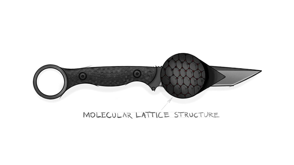 Toor Knives Darter Fixed Knife, 4.25in, CPM S35VN, G10 Handle, Shadow Black, The Darter-Shadow Black