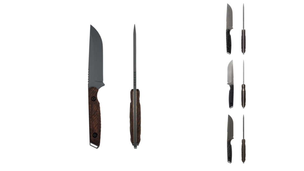 Toor Knives Field 2.0 Fixed Blade Knife, Battleship Grey, Ebony, Onyx, Spanish Moss