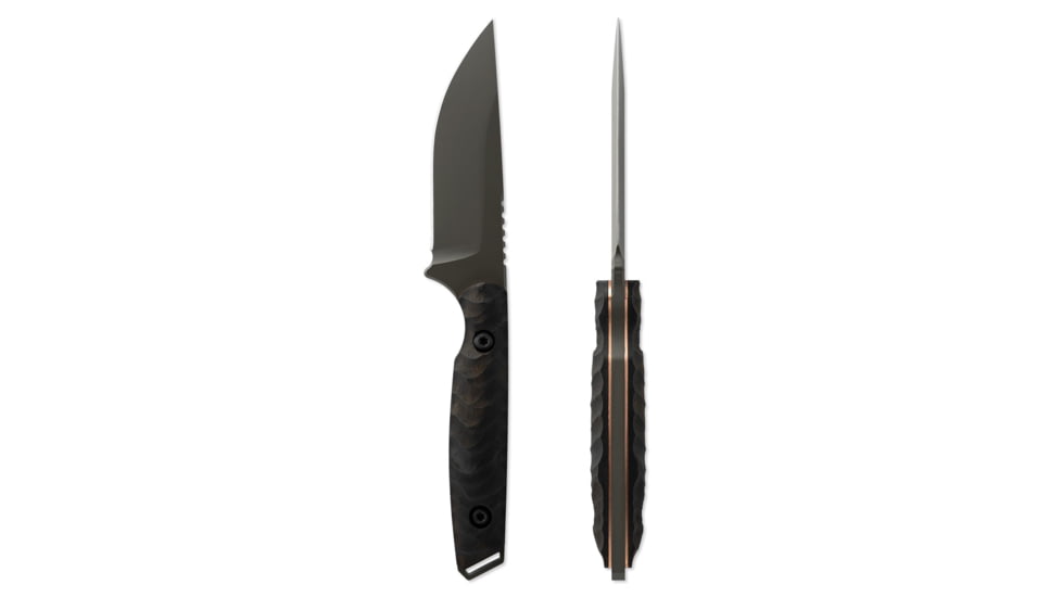Toor Knives Field 3.0 Fixed Blade Knife, 3.6in, CPM 154, Ebony Handle, Spanish Moss, Field 3.0-Spanish Moss