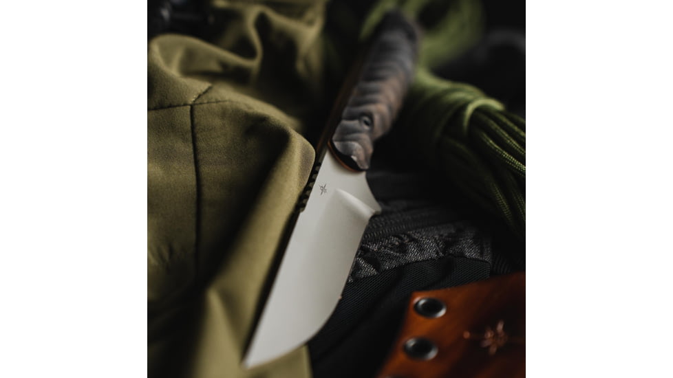 Toor Knives Field 3.0 Fixed Blade Knife, 3.6in, CPM 154, Ebony Handle, Spanish Moss, Field 3.0-Spanish Moss