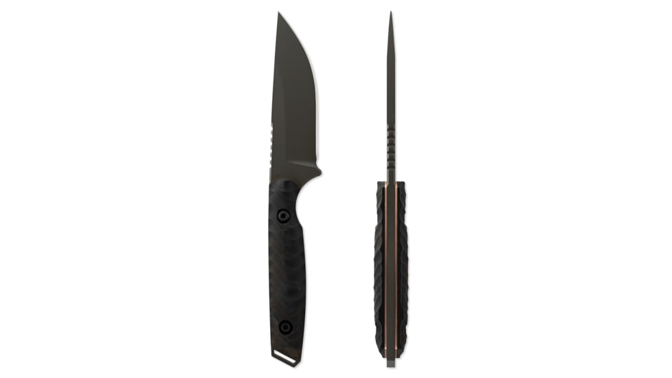 Toor Knives Field 3.0 Fixed Blade Knife, 3.6in, CPM 154, Ebony Handle, Spanish Moss, Field 3.0-Spanish Moss