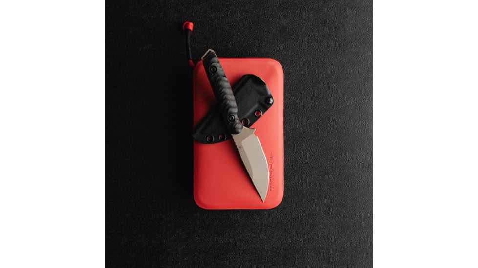 Toor Knives Field 3.0 Fixed Blade Knife, 3.625in, CPM 3V Steel, Drop Point, Ebony, Canyon Drab, Black Tru Hide, Field 3.0 - Canyon Drab