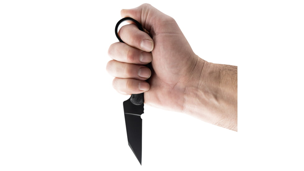Toor Knives Jank Shank Pikal Fixed Blade Knife, 3in, CPM 154, G10, Storm Grey, Jank Shank Pikal - Shadow Black