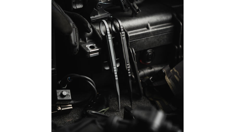 Toor Knives Jank Shank W Fixed Blade Knife, 3in, CPM M4 Steel, G10 Handle, SoCom Black, Black Hydro Static, Jank Shank W - SoCom Black