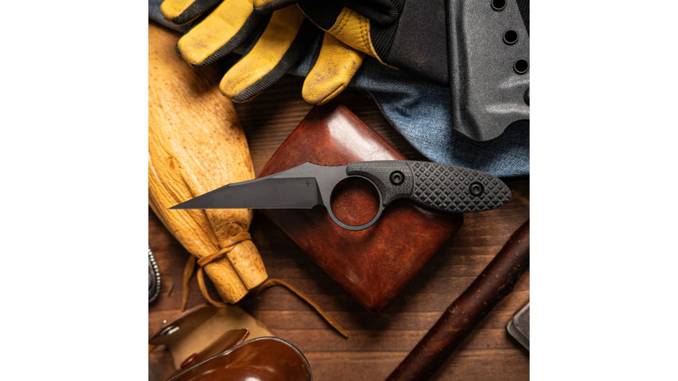 Toor Knives SOF Cortano Socom Fixed Blade Knives, 3.175in, CPM-M4, G10 Handle, Black