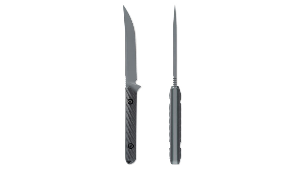 Toor Knives SOF Vespen Fixed Blade Knife, 4.3in, CPM M4 Blade, Modified Tanto Blade, G10, Black, Phantom Grey, Black, Vespen- Phantom Grey