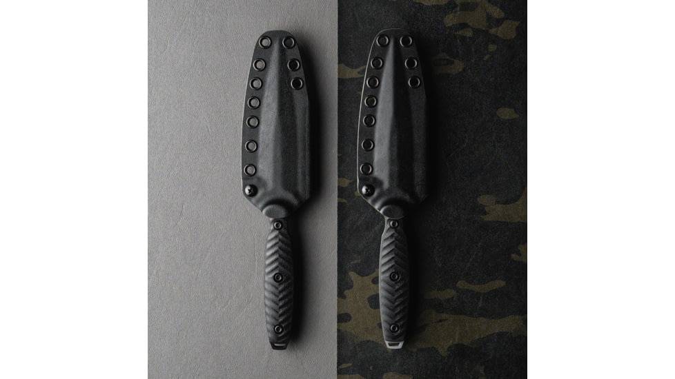 Toor Knives Specter Fixed Blade Knife, 4.75in, CPM M4 Steel, G10 Handle, Phantom Grey, Black Hydro Static, Specter - Phantom Grey