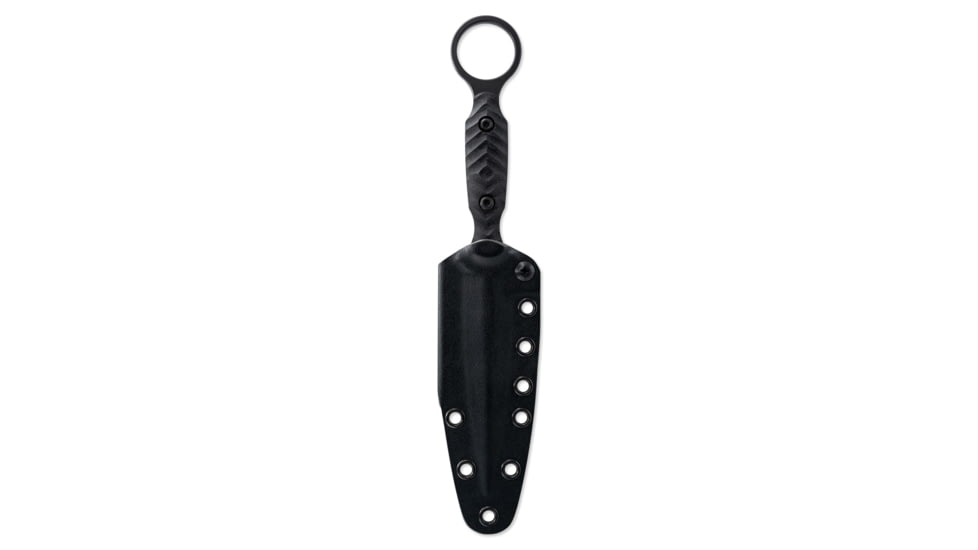 Toor Knives Specter R Fixed Blade Knife, 4.25in, CPM M4 Steel, G10 Handle, SoCom Black, Black Hydro Static, Specter R - SoCom Black