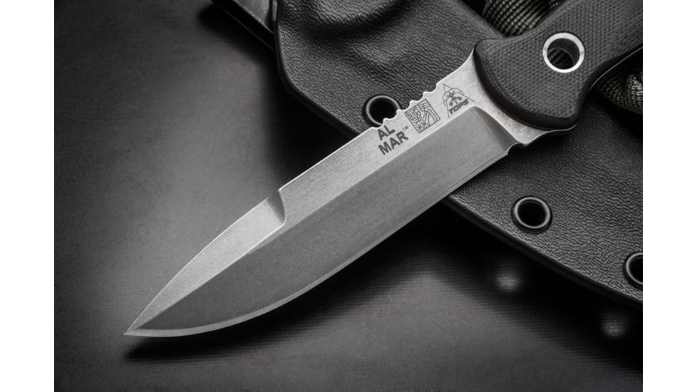 TOPS Knives El Pionero Blackout Edition Fixed Blade Knife, 3.38in, 1095 Steel, Black G10 Handle, ELPO-03