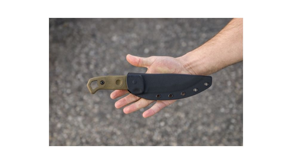 Tops Knives Brakimo Fixed Blade Knife, Brown, 5.25in, BRAK-02
