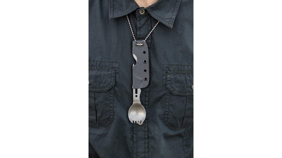 Tops Knives F.O.R.K. IT Multi Tool, Silver, 2.63in, FORK-01