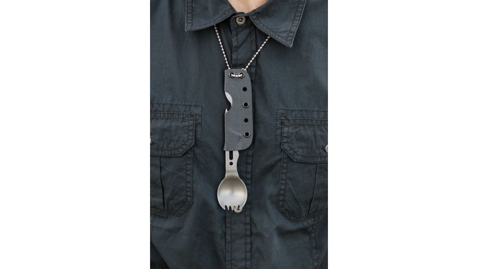 Tops Knives F.O.R.K. IT Multi Tool, Silver, 2.63in, FORK-01