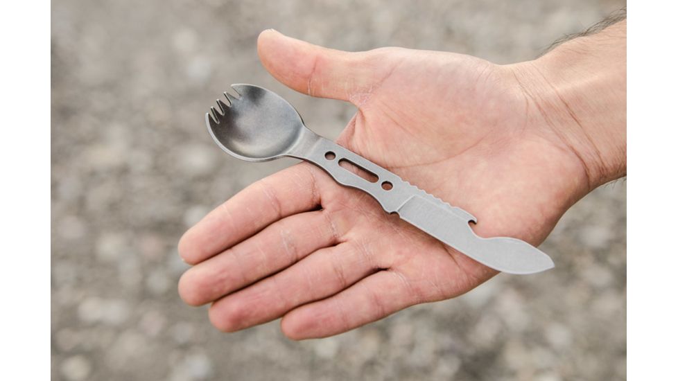 Tops Knives F.O.R.K. IT Multi Tool, Silver, 2.63in, FORK-01