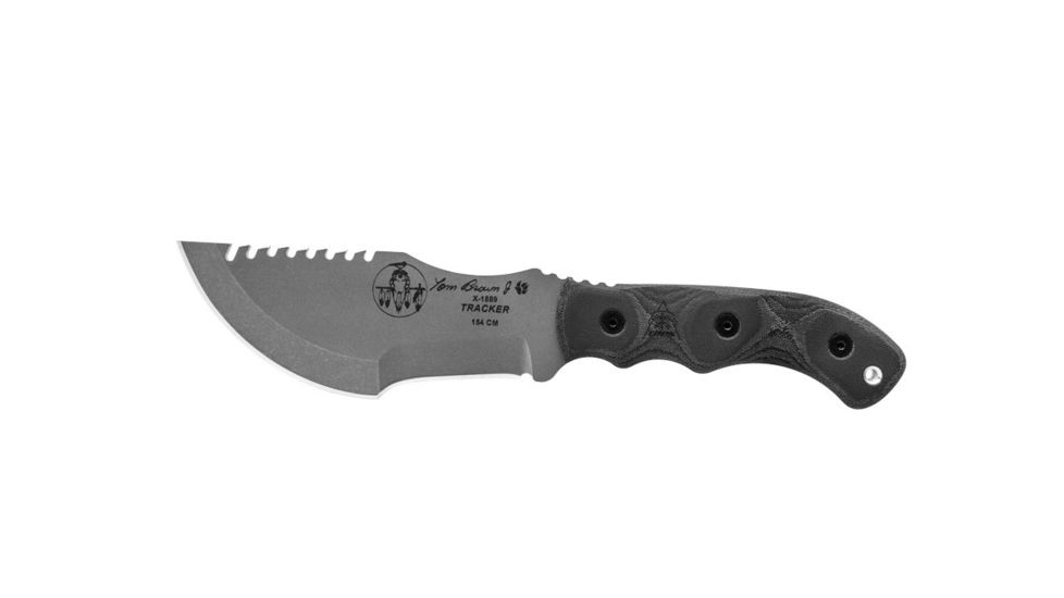 TOPS Knives Fixed Blade Tom Brown Tracker 3, Stainless Steel TBT-031