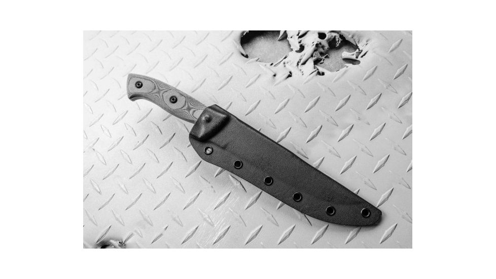 Tops Knives Hazen Legion 6.0 Fixed Blade Knife, Gray, 6.7in, HAZEN-LG